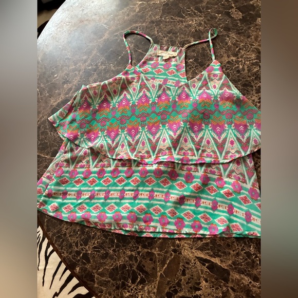 Women's Multicolor Patterned Top - Picture 5 of 11